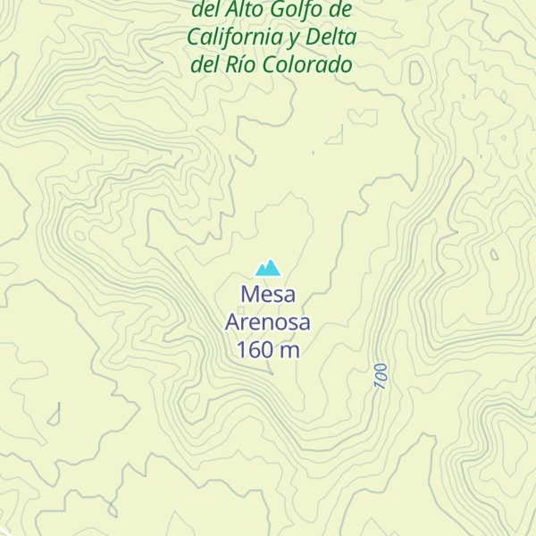 Map of Mesa Arenosa