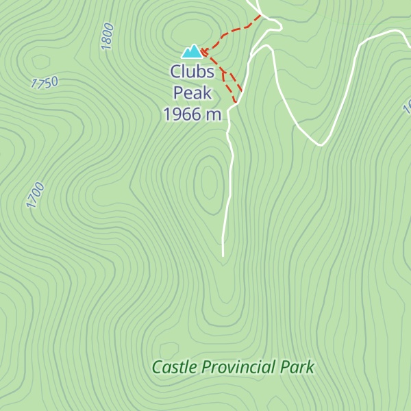Map of Hastings Ridge