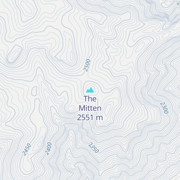 Map of The Mitten