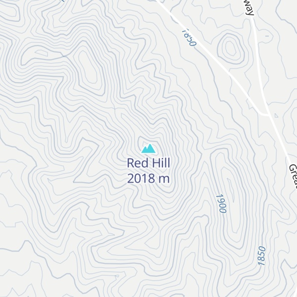 Map of Red Hill