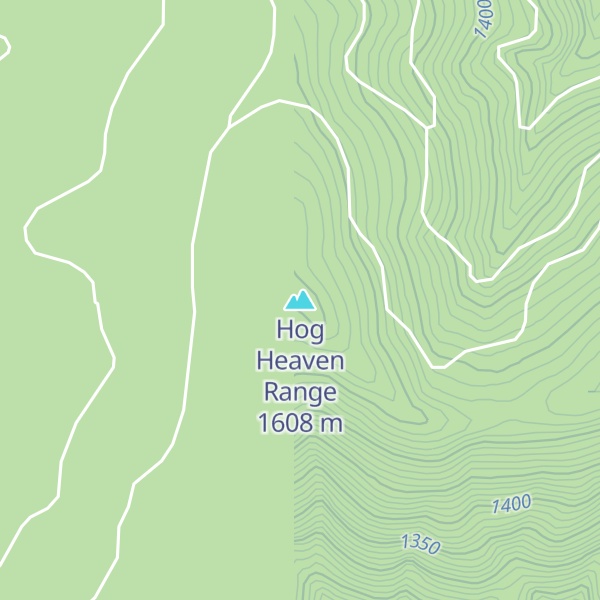 Map of Hog Heaven Range