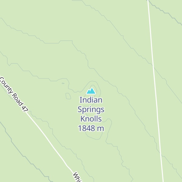 Map of Indian Springs Knolls