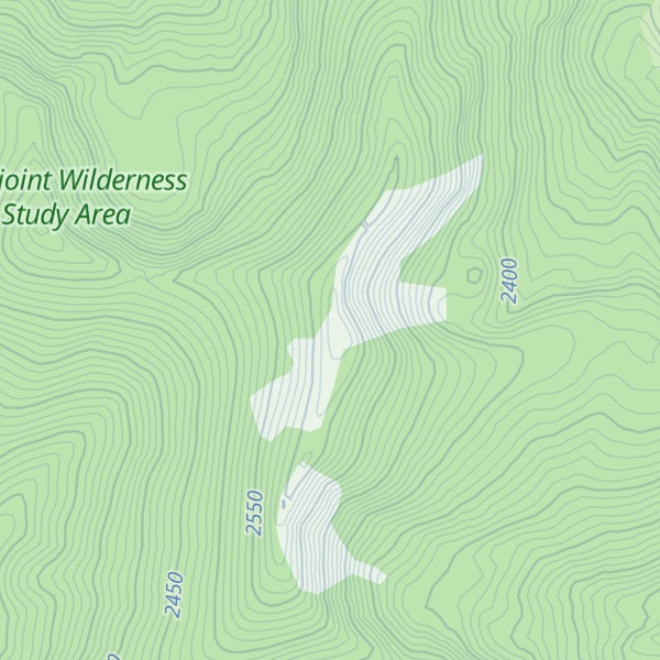 Map of Razorback Mountain