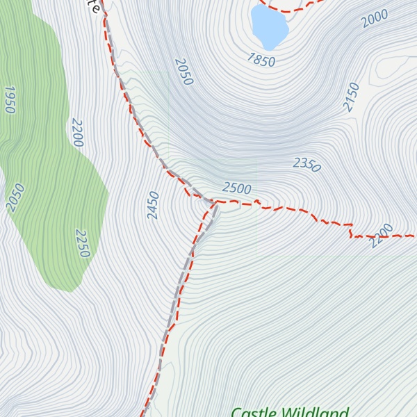 Map of Mount Haig