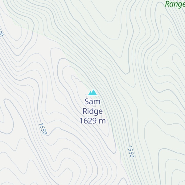 Map of Sam Ridge