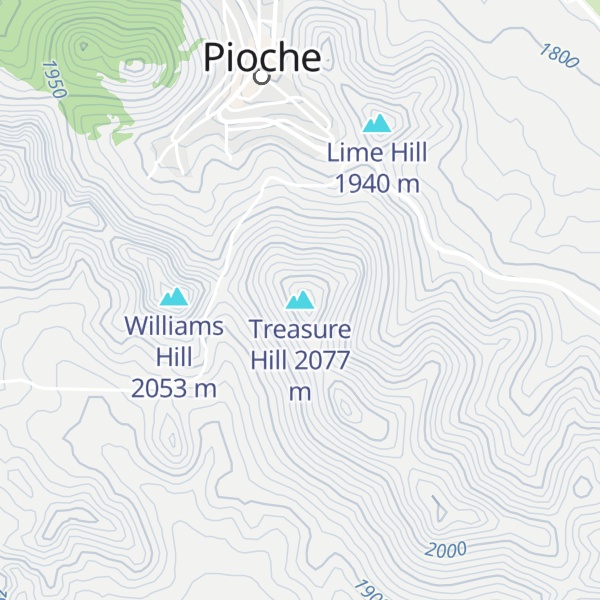 Map of Treasure Hill