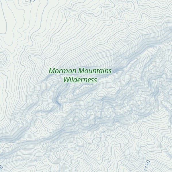Map of Moapa Peak
