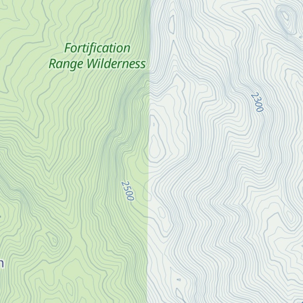 Map of Fortification Range HP