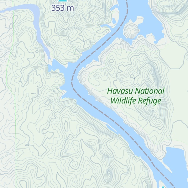 Map of Cathedral Rock