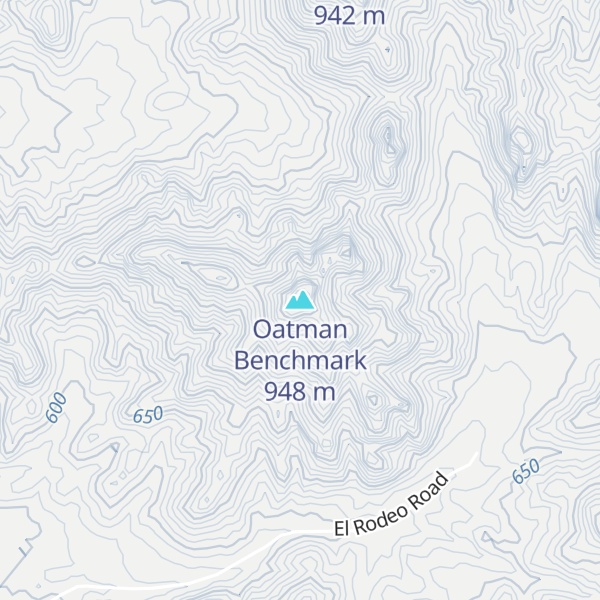 Map of Oatman Benchmark