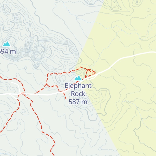 Map of Elephant Rock