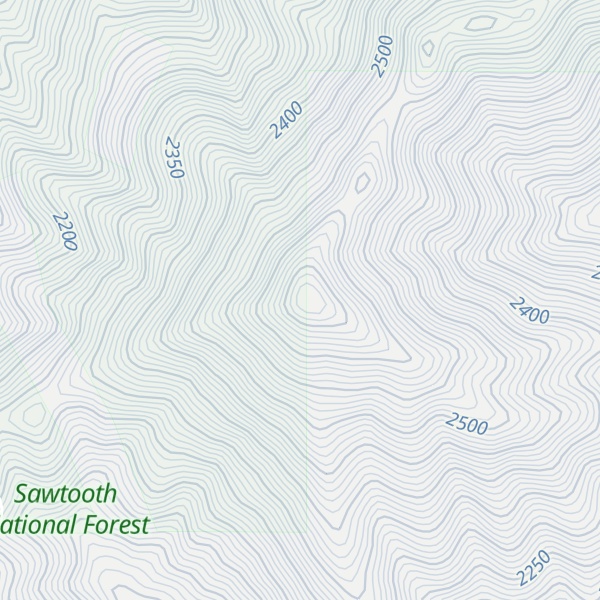 Map of Kelly Mountain