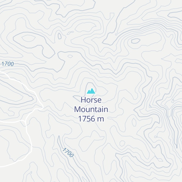 Map of Horse Mountain