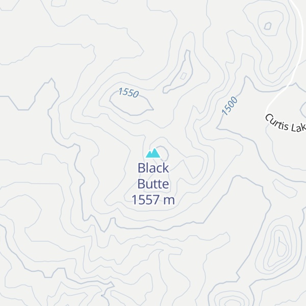 Map of Black Butte