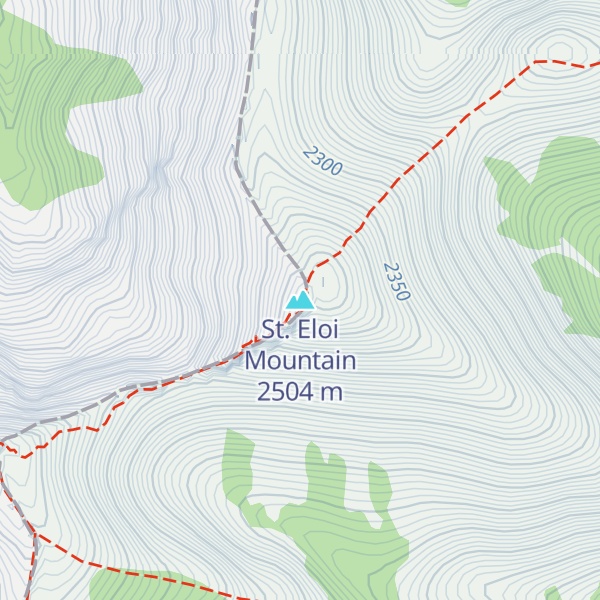 Map of St. Eloi Mountain