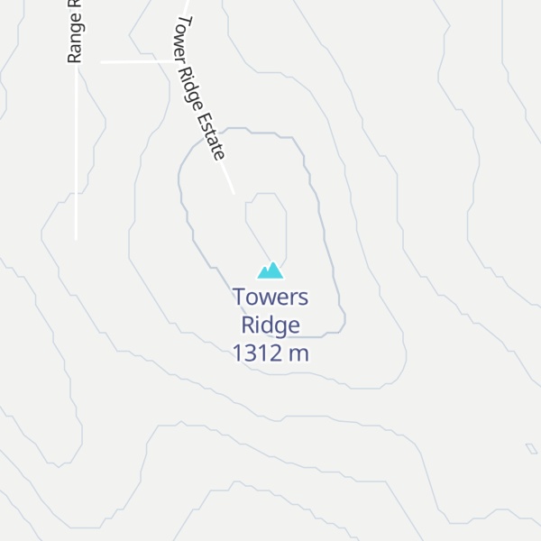 Map of Towers Ridge