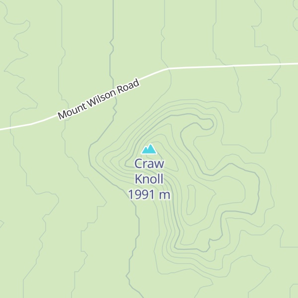 Map of Craw Knoll