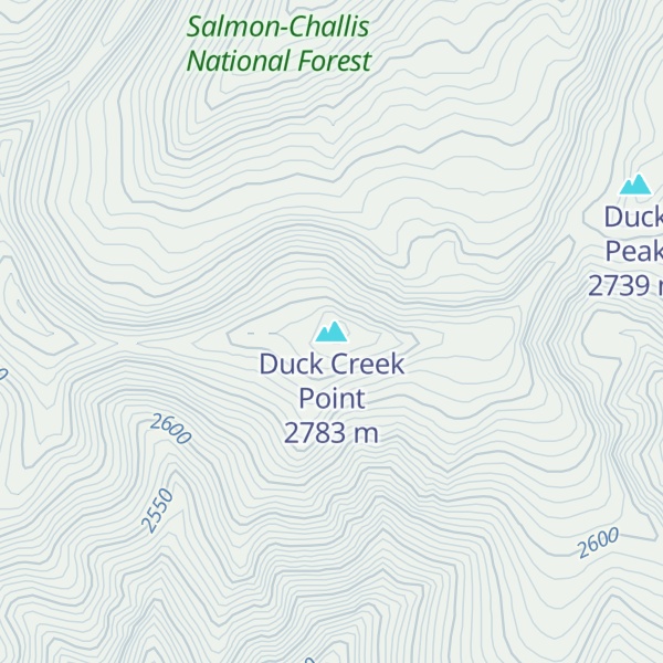 Map of Duck Creek Point