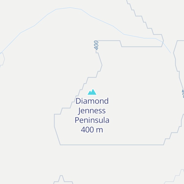 Map of Diamond Jenness Peninsula