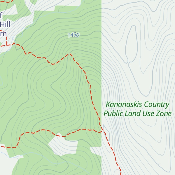 Map of Channel Ridge North Summit