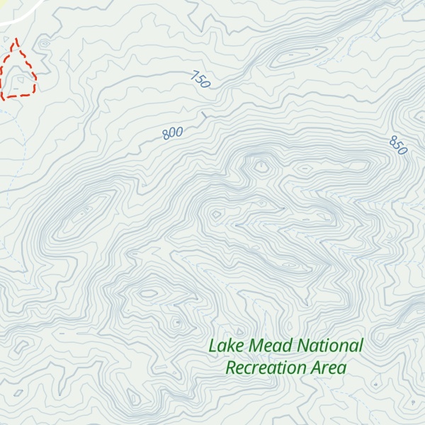 Map of Redstone Peak