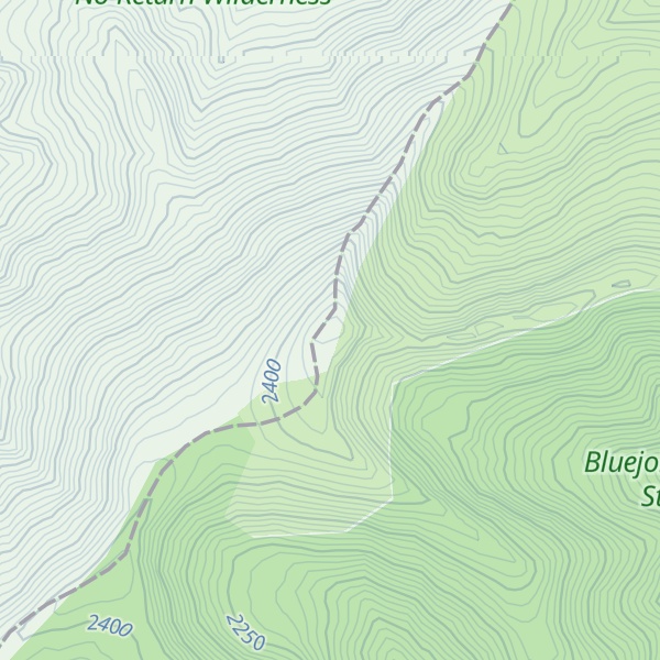 Map of Steep Hill