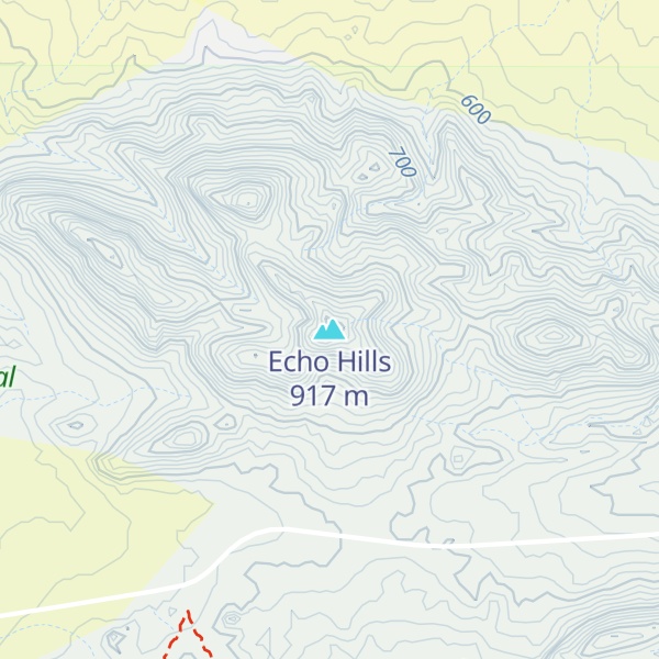 Map of Echo Hills