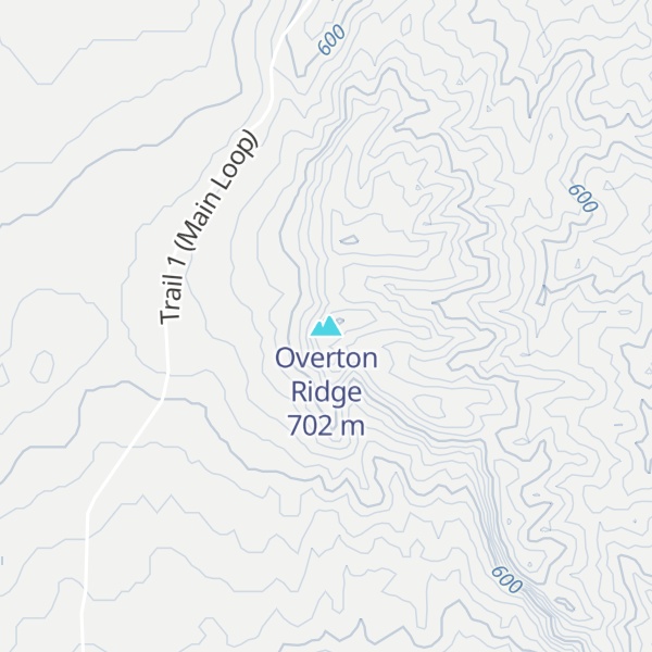 Map of Overton Ridge