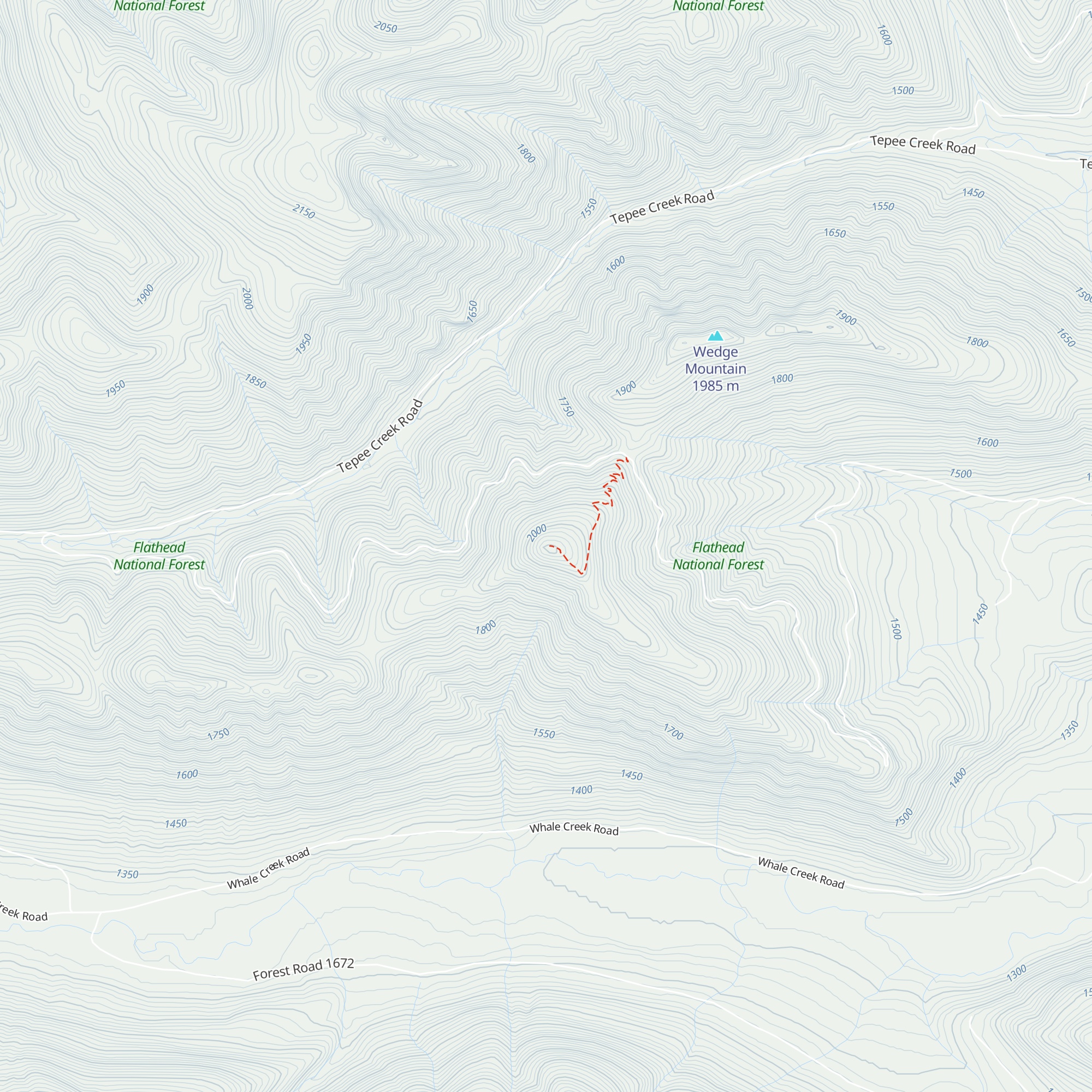 Hornet Lookout Cabin map