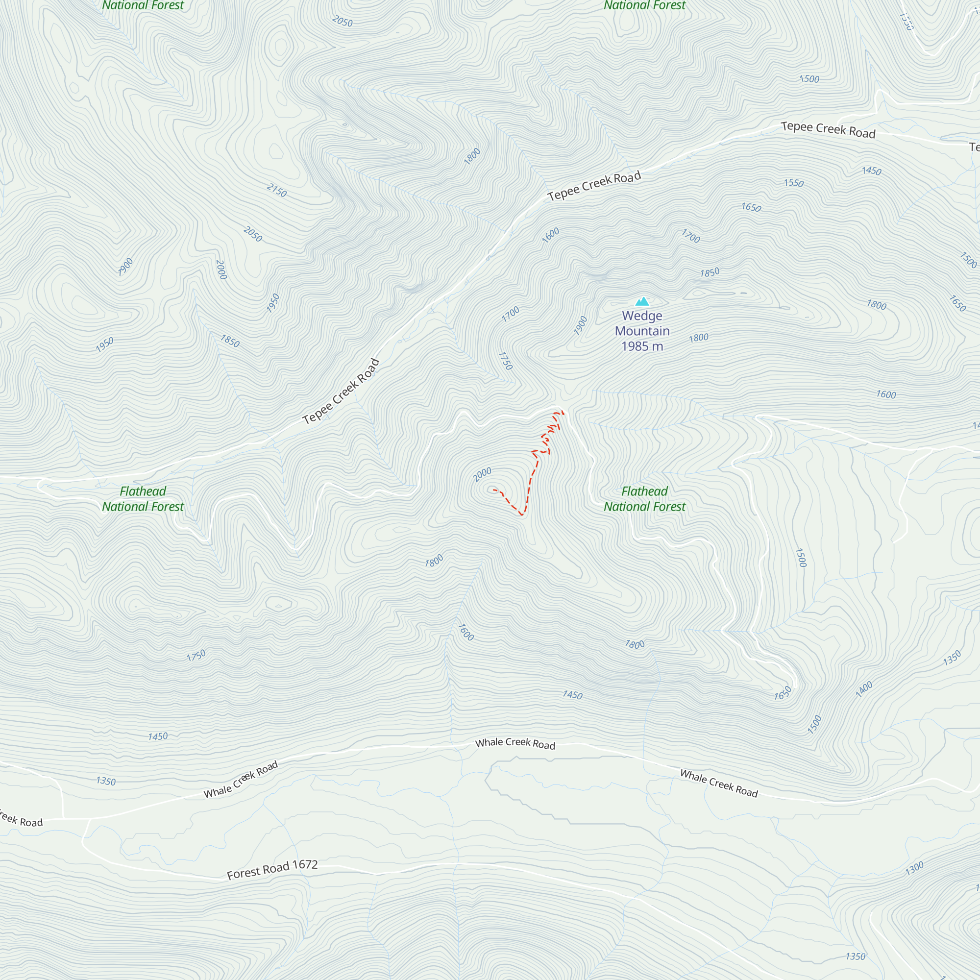 Hornet Lookout Cabin map