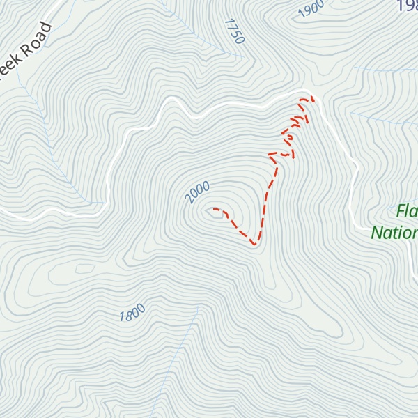 Map of Hornet Lookout Cabin