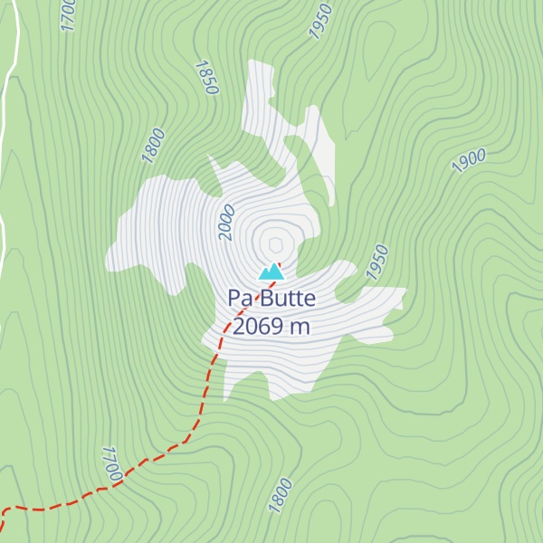 Map of Pa Butte