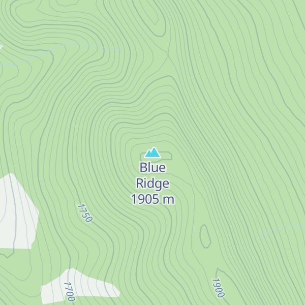 Map of Blue Ridge