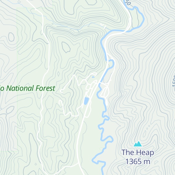 Map of Lolo Hot Springs