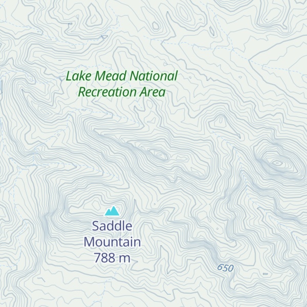 Map of Pyramid Peak