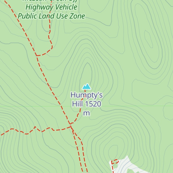 Map of Humpty's Hill