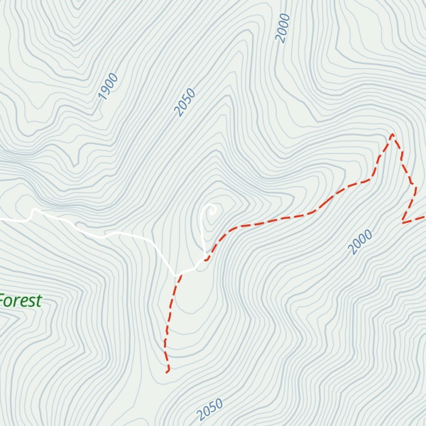 Map of Stark Mountain