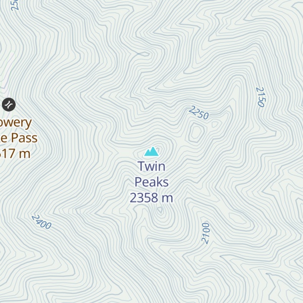 Map of Twin Peaks
