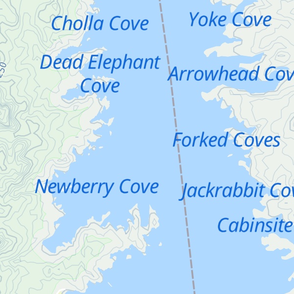 Map of Pyramid Rock