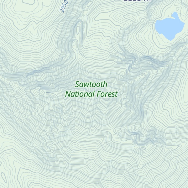 Map of Castle Peak