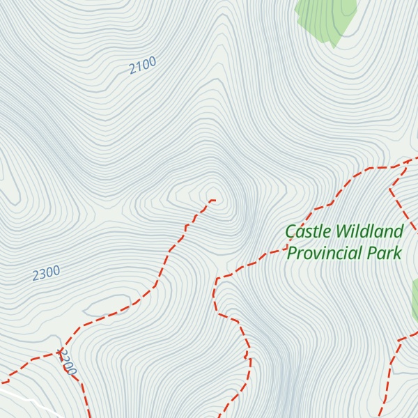 Map of Mount Parrish