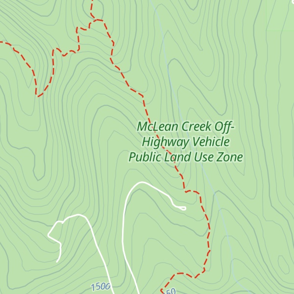 Map of Square Butte