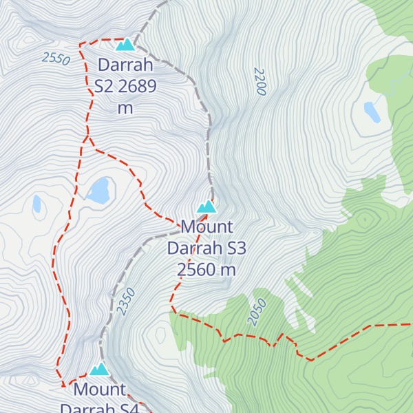 Map of Mount Darrah S3