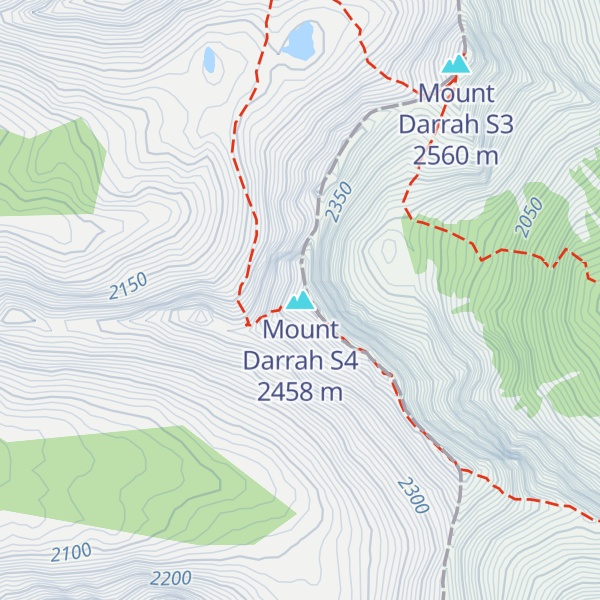 Map of Mount Darrah S4