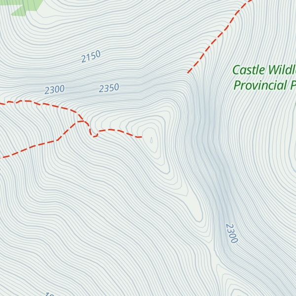 Map of Chinook Peak