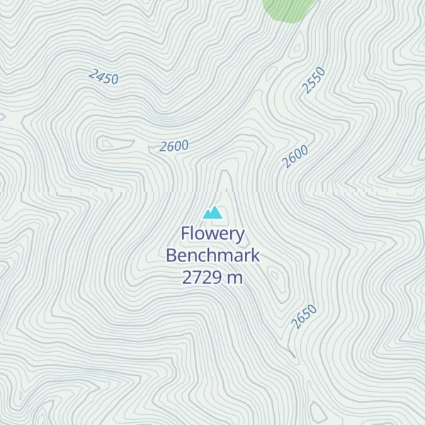 Map of Flowery Benchmark