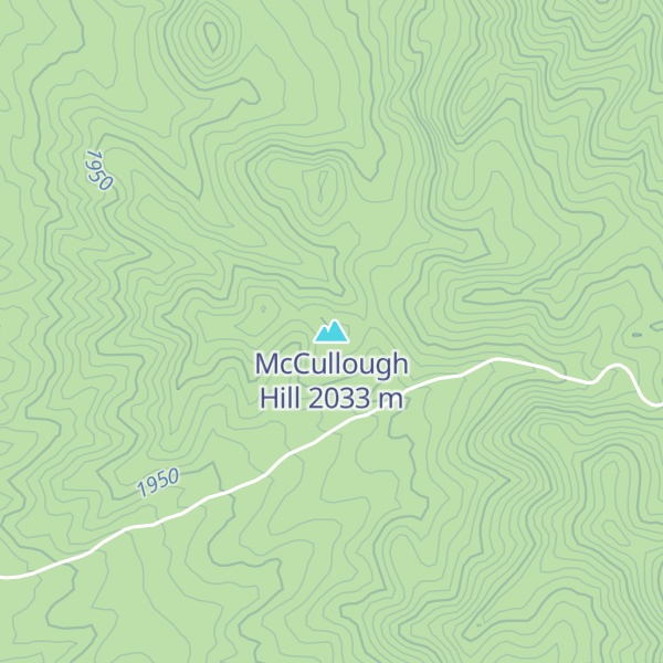 Map of McCullough Hill