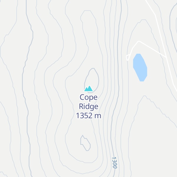 Map of Cope Ridge