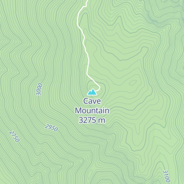 Map of Cave Mountain