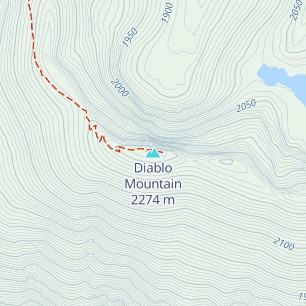 Map of Diablo Mountain